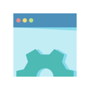 app, optimization, setting, web, website svg vector icon