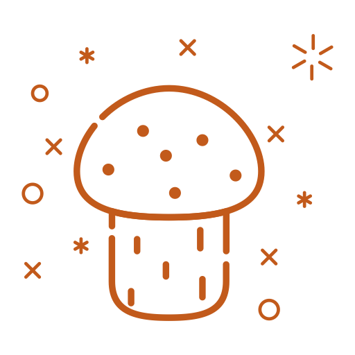 Mushroom svg vector icon
