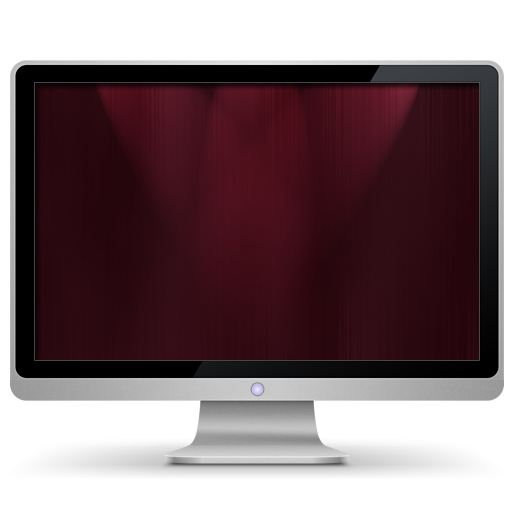 my computer,computer,dark,red icon