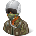 male, pilotmilitary icon
