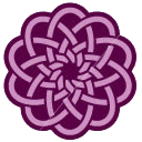 mauveknot,knot,knotting icon