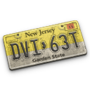 new,jersey,license,plate icon