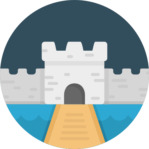 Castle svg vector icon