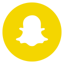 circled, media, network, shapchat, snap chat, social, social media svg vector icon