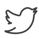 social media, twitter svg vector icon