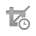 crop,clock icon