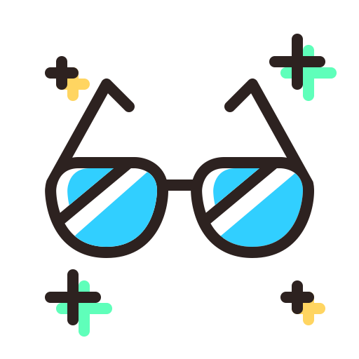 Sunglasses svg vector icon