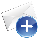 add, email icon