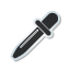 pipette, sticker icon