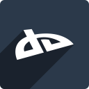 deviantart, media, shadow, social, square svg vector icon