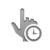 hand,point,clock icon