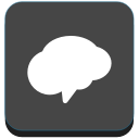 cloud, communication, messaging, messenger, remind, social svg vector icon