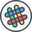media, network, slack, social svg vector icon