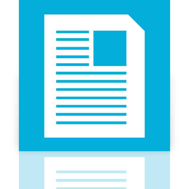 documents, mirror icon
