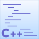 code, cpp svg vector icon