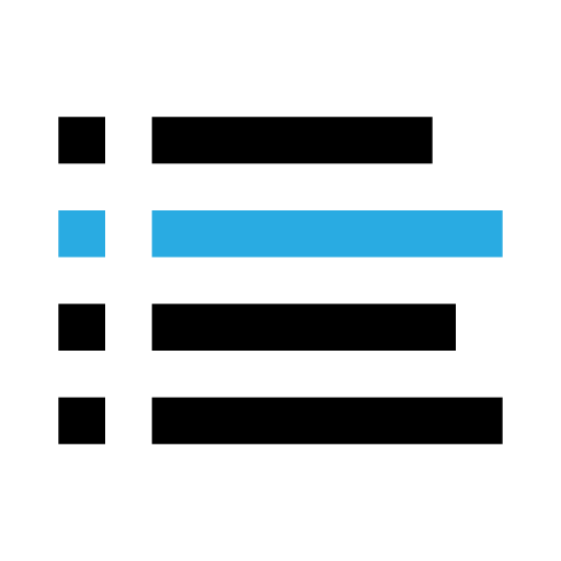 List svg vector icon