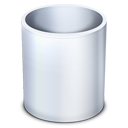 dock, empty, garbage, recycle bin, trash icon