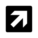arrow,up,right,next,forward,yes,correct,ok,ascend,rise,ascending,upload,increase icon