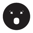 dizzy, emoji, emotion, face, smiley svg vector icon
