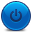powerbuttonblue icon