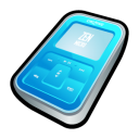 creative,zen,micro,blue,mp3 player,ipod icon
