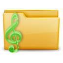 folder, music icon