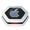 apple, drive icon
