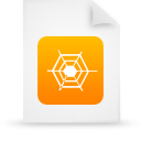 file,document,paper,orange icon