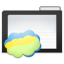 dark,folder,nimbus icon