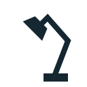 desktop, hotel, lamp, light, office svg vector icon