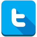twitter, twitter letter svg vector icon