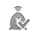 money,bag,yen,checkmark icon