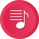 list, multimedia, music, player svg vector icon