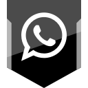 logo, social, whatsapp svg vector icon