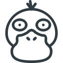 psyduck svg vector icon