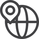 anywhere, geo, gps, location, seo svg vector icon