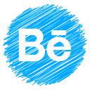 behance, media, social svg vector icon