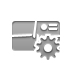 send,package,gear icon