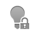 lightbulb,off,lock,open icon