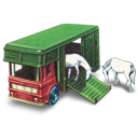 box, horse, horses, two, with icon