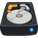 internal,drive,dark icon