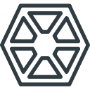 army, logo, separatists, star, wars svg vector icon