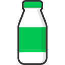 beverage, bottle, drink, food, healthy, milk, packaging svg vector icon
