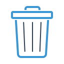 bin, delete, garbage, junk, recycling, remove, trash svg vector icon