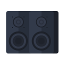 newyears, party, speaker svg vector icon