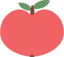 apple, fruit svg vector icon