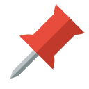 pin svg vector icon