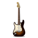 stratocaster,guitar,orange icon
