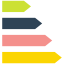 analytics, bar, chart, graph svg vector icon