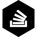hexagon, media, social, stackoverflow svg vector icon